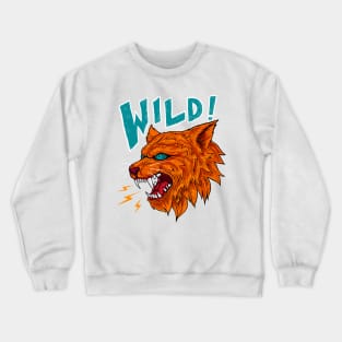 wild wolf Crewneck Sweatshirt